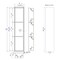 Alfi Brand 8 x 36 Polished SS Vertical Triple Shelf Bath Shower Niche ABN0836-PSS - alternate 7